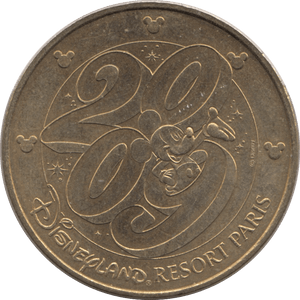 2009 DISNEY LAND RESORT TOKEN PARIS - OTHER TOKENS - Cambridgeshire Coins