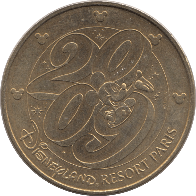 2009 DISNEY LAND RESORT TOKEN PARIS - OTHER TOKENS - Cambridgeshire Coins