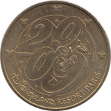 2009 DISNEY LAND RESORT TOKEN PARIS - OTHER TOKENS - Cambridgeshire Coins