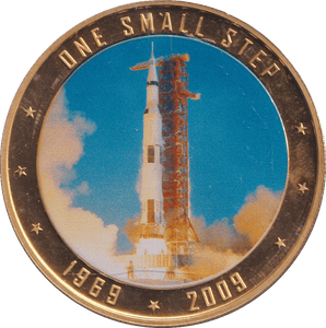 2009 DOLLAR ONE SMALL STEP COOK ISLANDS - WORLD COINS - Cambridgeshire Coins