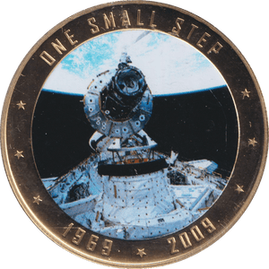 2009 DOLLAR ONE SMALL STEP COOK ISLANDS - WORLD COINS - Cambridgeshire Coins
