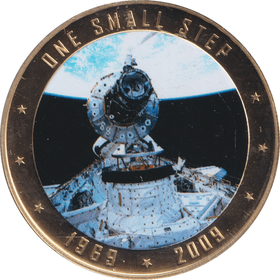 2009 DOLLAR ONE SMALL STEP COOK ISLANDS - WORLD COINS - Cambridgeshire Coins