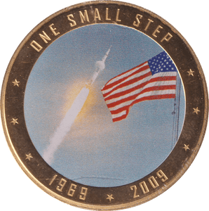 2009 DOLLAR ONE SMALL STEP COOK ISLANDS - WORLD COINS - Cambridgeshire Coins