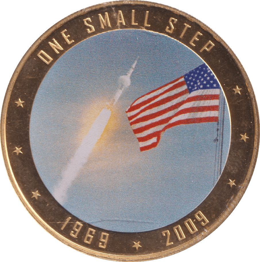 2009 DOLLAR ONE SMALL STEP COOK ISLANDS - WORLD COINS - Cambridgeshire Coins