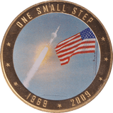 2009 DOLLAR ONE SMALL STEP COOK ISLANDS - WORLD COINS - Cambridgeshire Coins