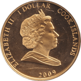 2009 DOLLAR ONE SMALL STEP COOK ISLANDS - WORLD COINS - Cambridgeshire Coins