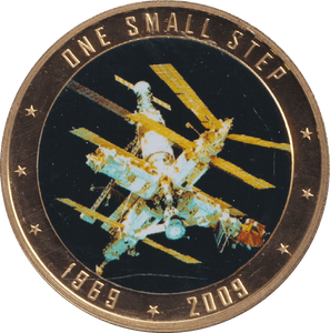 2009 DOLLAR ONE SMALL STEP COOK ISLANDS - WORLD COINS - Cambridgeshire Coins