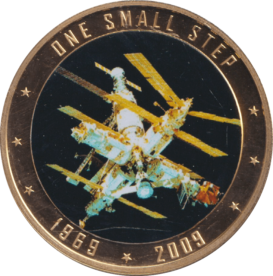 2009 DOLLAR ONE SMALL STEP COOK ISLANDS - WORLD COINS - Cambridgeshire Coins