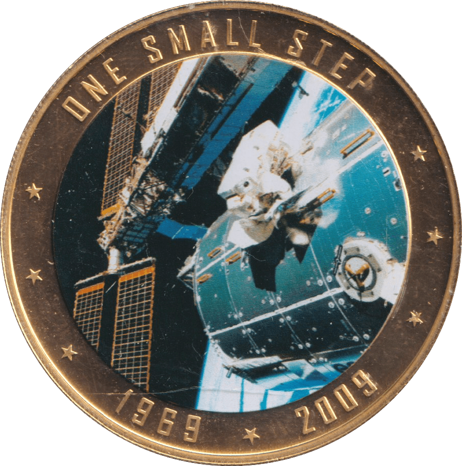 2009 DOLLAR ONE SMALL STEP COOK ISLANDS - WORLD COINS - Cambridgeshire Coins