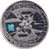 2009 FIVE POUNDS COUNTDOWN TO OLYMPICS - SILVER WORLD COINS - Cambridgeshire Coins
