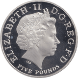 2009 FIVE POUNDS COUNTDOWN TO OLYMPICS - SILVER WORLD COINS - Cambridgeshire Coins