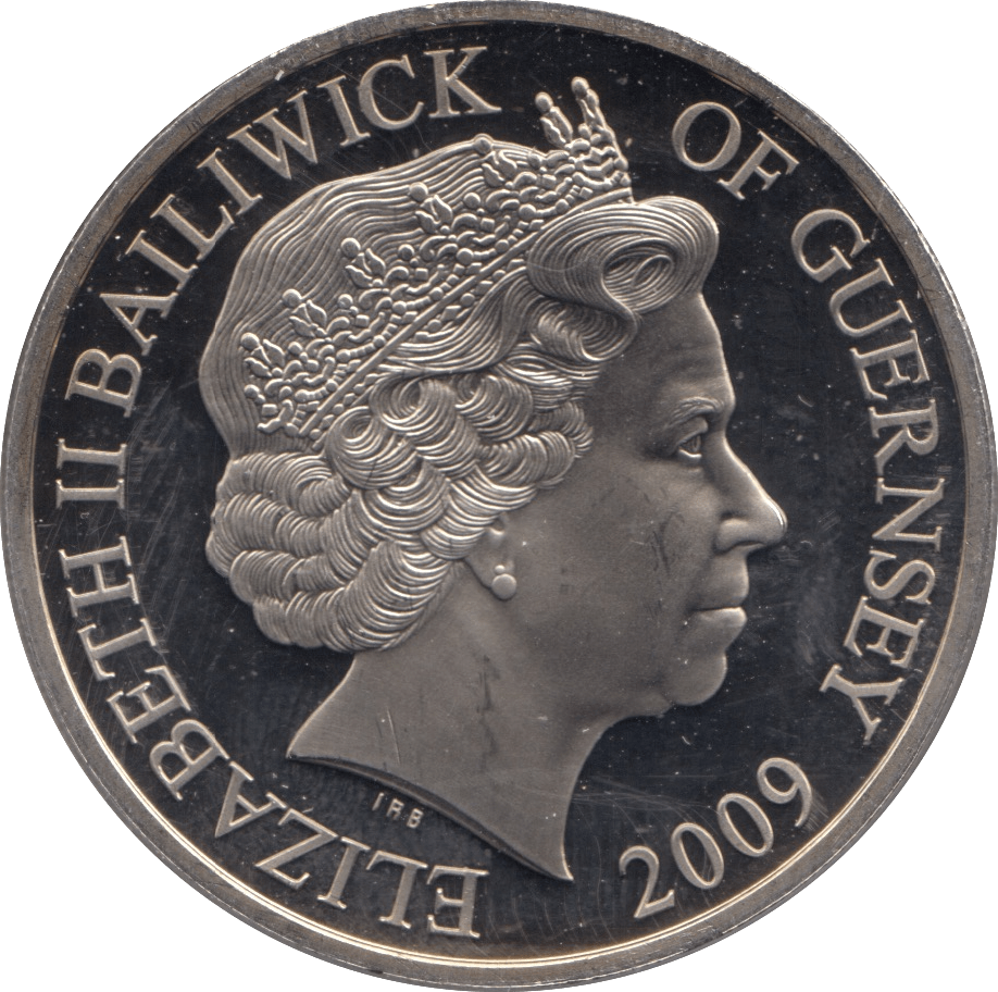 2009 FIVE POUNDS GUERNSEY - WORLD COINS - Cambridgeshire Coins