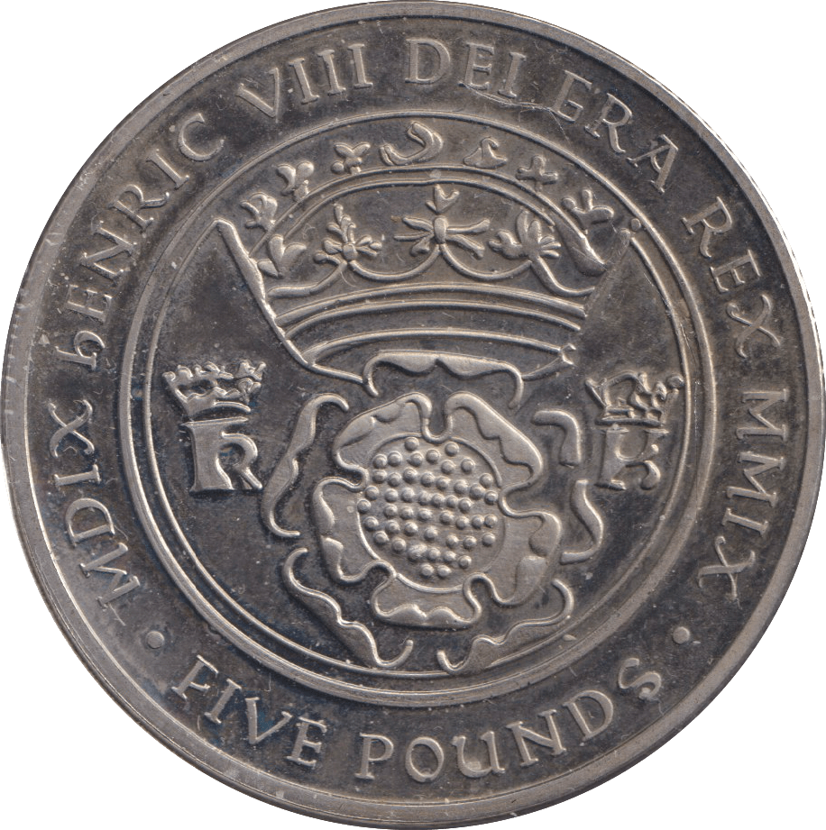 2009 FIVE POUNDS HENRY VIII - WORLD COINS - Cambridgeshire Coins