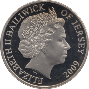 2009 FIVE POUNDS JERSEY - WORLD COINS - Cambridgeshire Coins