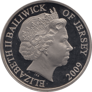 2009 FIVE POUNDS JERSEY - WORLD COINS - Cambridgeshire Coins