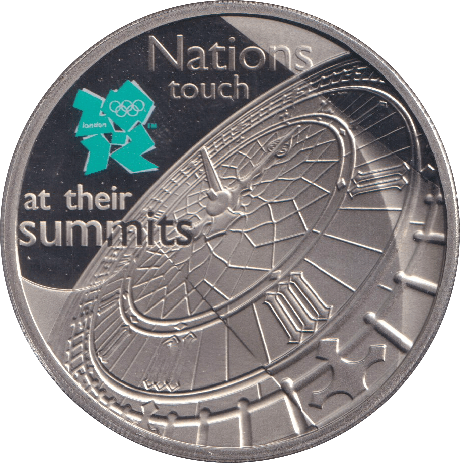 2009 FIVE POUNDS NATIONS TOUCH AT THEIR SUMMITS - WORLD COINS - Cambridgeshire Coins