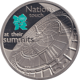 2009 FIVE POUNDS NATIONS TOUCH AT THEIR SUMMITS - WORLD COINS - Cambridgeshire Coins