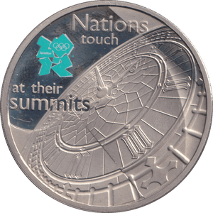 2009 FIVE POUNDS NATIONS TOUCH AT THEIR SUMMITS - WORLD COINS - Cambridgeshire Coins
