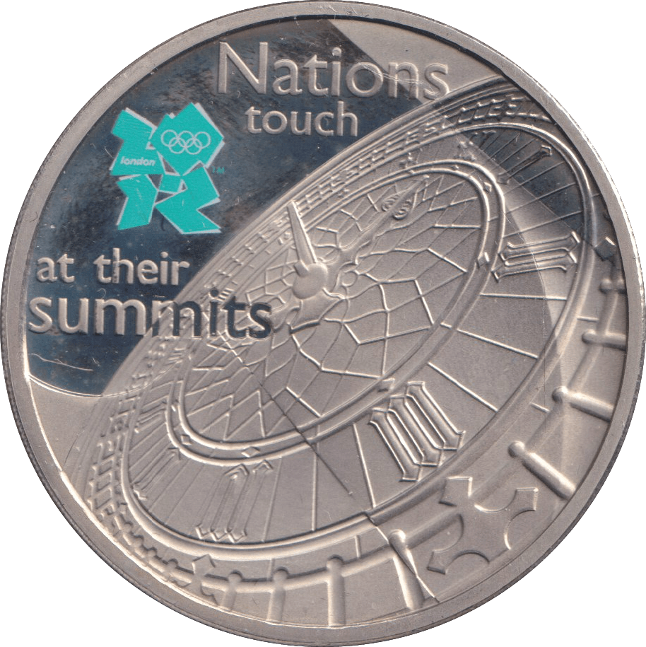 2009 FIVE POUNDS NATIONS TOUCH AT THEIR SUMMITS - WORLD COINS - Cambridgeshire Coins