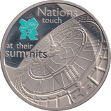 2009 FIVE POUNDS NATIONS TOUCH AT THEIR SUMMITS - WORLD COINS - Cambridgeshire Coins
