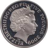 2009 FIVE POUNDS NATIONS TOUCH AT THEIR SUMMITS - WORLD COINS - Cambridgeshire Coins