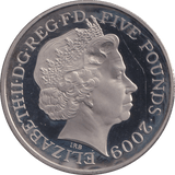 2009 FIVE POUNDS NATIONS TOUCH AT THEIR SUMMITS - WORLD COINS - Cambridgeshire Coins