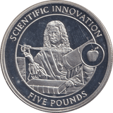 2009 FIVE POUNDS SILVER PROOF SCIENTIFIC INNOVATION - SILVER WORLD COINS - Cambridgeshire Coins