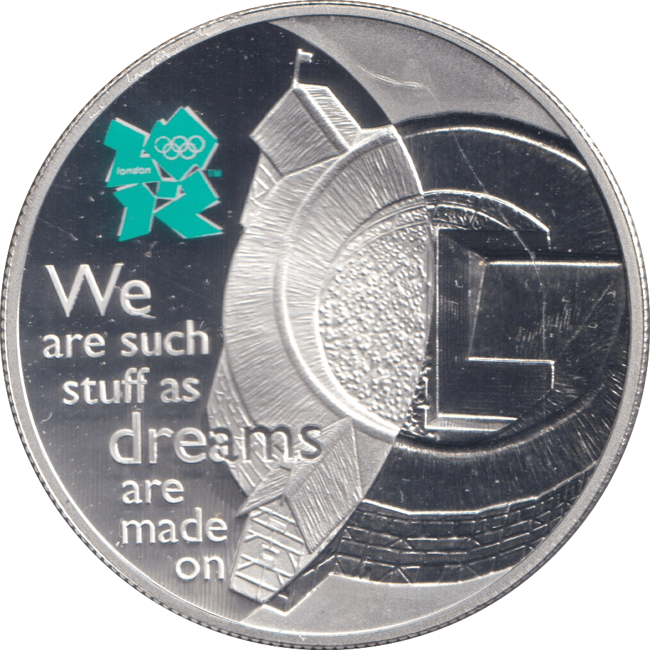 2009 FIVE POUNDS SILVER PROOF WE ARE SUCH STUFF AS DREAMS ARE MADE ON - SILVER WORLD COINS - Cambridgeshire Coins