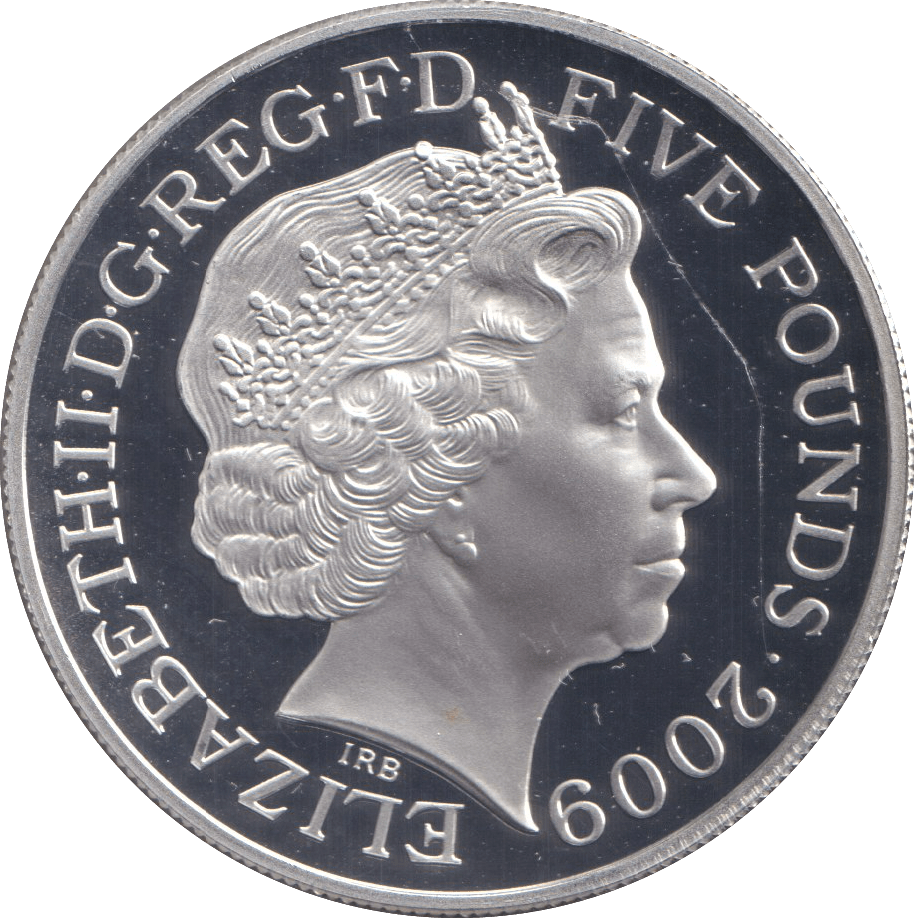 2009 FIVE POUNDS SILVER PROOF WE ARE SUCH STUFF AS DREAMS ARE MADE ON - SILVER WORLD COINS - Cambridgeshire Coins