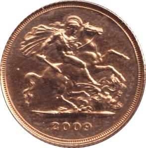 2009 GOLD HALF SOVEREIGN ( BU ) - HALF SOVEREIGN - Cambridgeshire Coins
