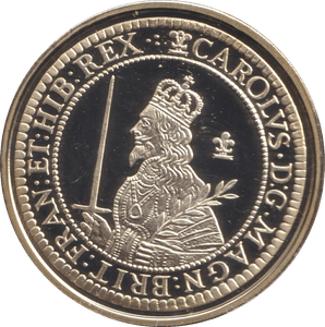 2009 GOLD PLATED SILVER MILLIONAIRES COLLECTION CHARLES I - SILVER WORLD COINS - Cambridgeshire Coins