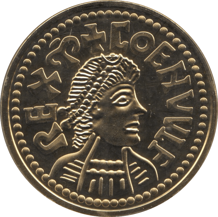 2009 GOLD PLATED SILVER MILLIONAIRES COLLECTION COENWULF PENNY - SILVER WORLD COINS - Cambridgeshire Coins