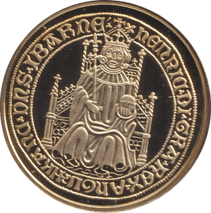 2009 GOLD PLATED SILVER MILLIONAIRES COLLECTION HENRY VIII - SILVER WORLD COINS - Cambridgeshire Coins