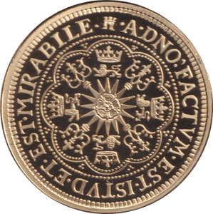 2009 GOLD PLATED SILVER MILLIONAIRES COLLECTION JAMES I - SILVER WORLD COINS - Cambridgeshire Coins
