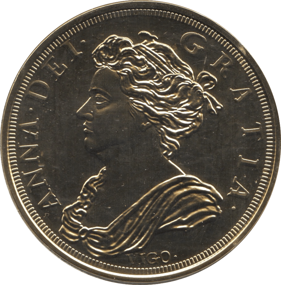 2009 GOLD PLATED SILVER MILLIONAIRES COLLECTION QUEEN ANNE CROWN - SILVER WORLD COINS - Cambridgeshire Coins