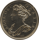 2009 GOLD PLATED SILVER MILLIONAIRES COLLECTION QUEEN ANNE CROWN - SILVER WORLD COINS - Cambridgeshire Coins