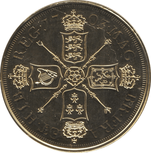 2009 GOLD PLATED SILVER MILLIONAIRES COLLECTION QUEEN ANNE CROWN - SILVER WORLD COINS - Cambridgeshire Coins