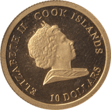 2009 GOLD PROOF 10 DOLLARS COOK ISLANDS - GOLD WORLD COINS - Cambridgeshire Coins
