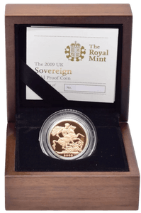 2009 GOLD PROOF SOVEREIGN BOXED - GOLD PROOF SOVEREIGNS - Cambridgeshire Coins
