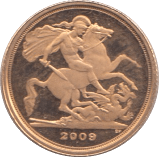 2009 GOLD QUARTER SOVEREIGN ( PROOF ) - QUARTER SOVEREIGN - Cambridgeshire Coins