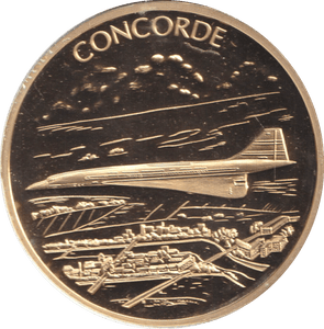 2009 HISTORY OF AVIATION MEDALLION CONCORDE - WORLD COINS - Cambridgeshire Coins