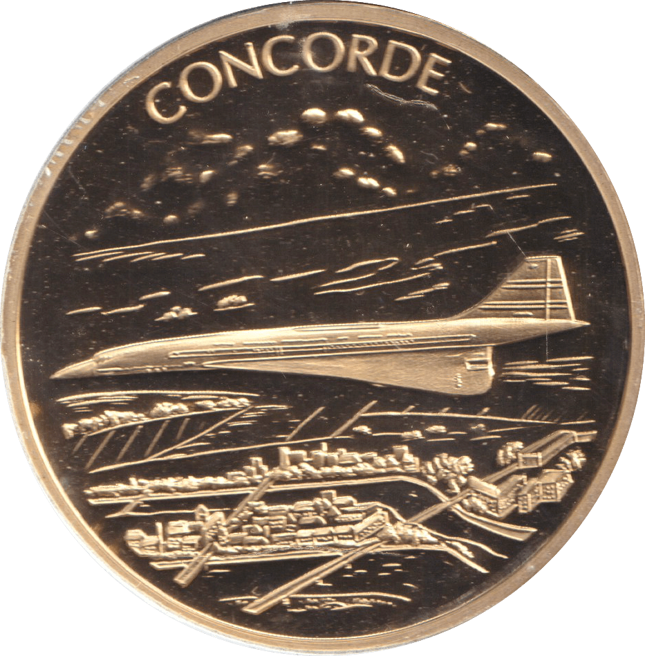 2009 HISTORY OF AVIATION MEDALLION CONCORDE - WORLD COINS - Cambridgeshire Coins