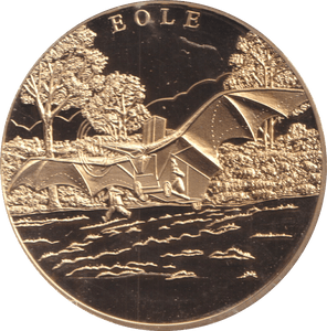 2009 HISTORY OF AVIATION MEDALLION EOLE - WORLD COINS - Cambridgeshire Coins