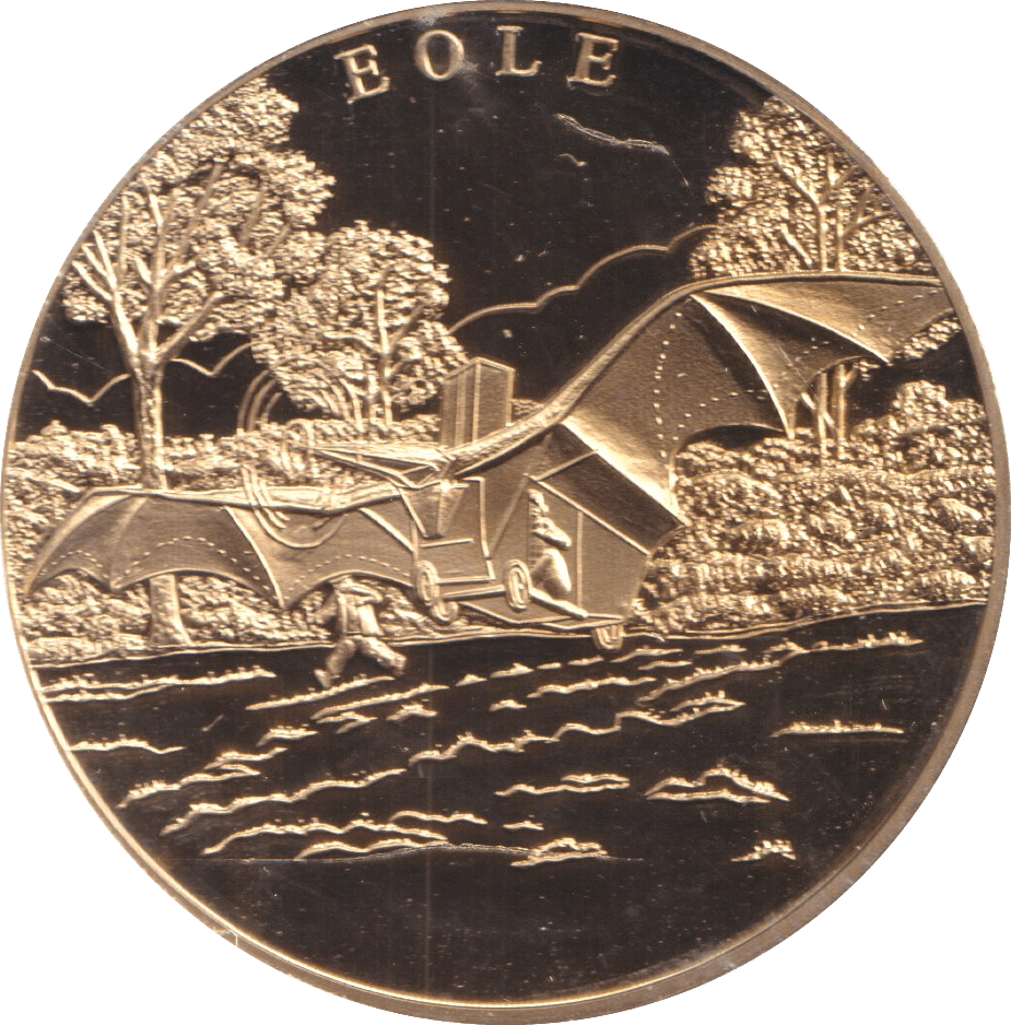 2009 HISTORY OF AVIATION MEDALLION EOLE - WORLD COINS - Cambridgeshire Coins