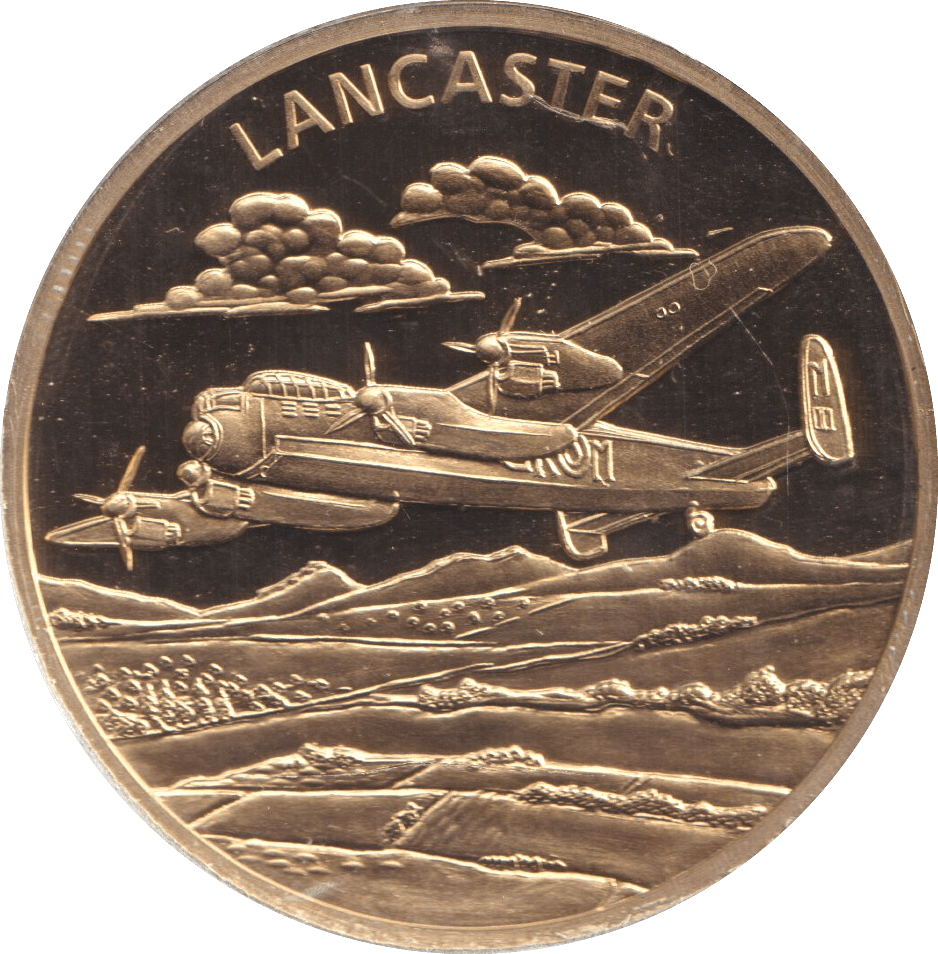 2009 HISTORY OF AVIATION MEDALLION LANCASTER - WORLD COINS - Cambridgeshire Coins
