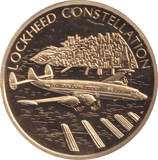 2009 HISTORY OF AVIATION MEDALLION LOCKHEED CONSTELLATION - WORLD COINS - Cambridgeshire Coins