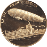 2009 HISTORY OF AVIATION MEDALLION LZ 127 GRAF ZEPPELIN - WORLD COINS - Cambridgeshire Coins
