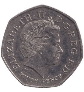 2009 KEW GARDENS 50P ( CIRCULATED) REF 1 - 50P CIRCULATED - Cambridgeshire Coins