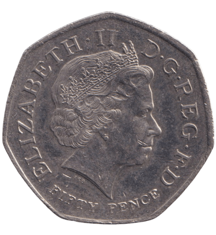 2009 KEW GARDENS 50P ( CIRCULATED) REF 1 - 50P CIRCULATED - Cambridgeshire Coins