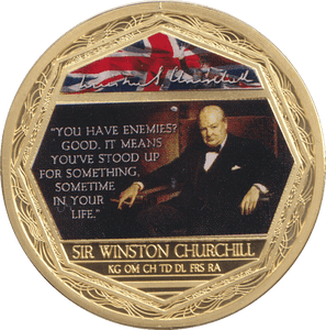 2009 MEDALLION WINSTON CHURCHILL 10 - Silver Proof - Cambridgeshire Coins